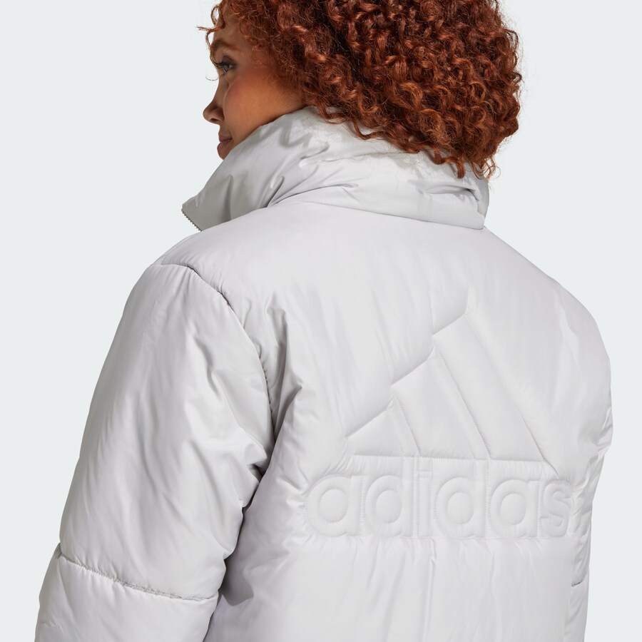 Термо пуховик ADIDAS SPORTSWEAR Outdoor Jacket Bsc Insulated, серый — фото 4