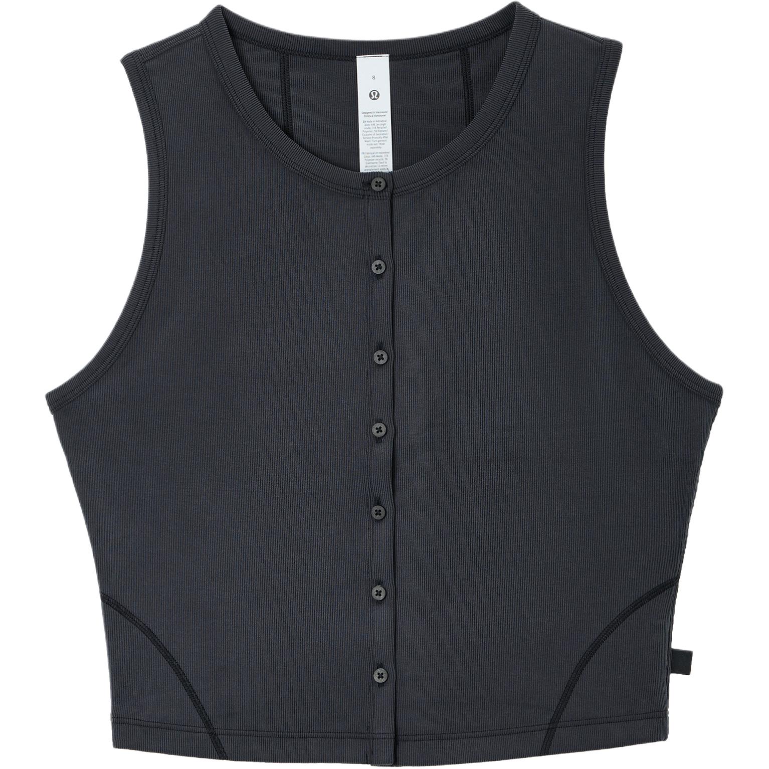 

Мягкая ребристая майка для женщин Lululemon, черный