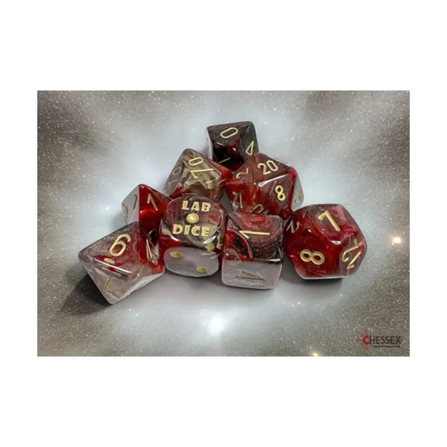 

Поликомплект Borealis Cosmos с золотом (8), Dice - Lab - Poly Sets (Chessex)