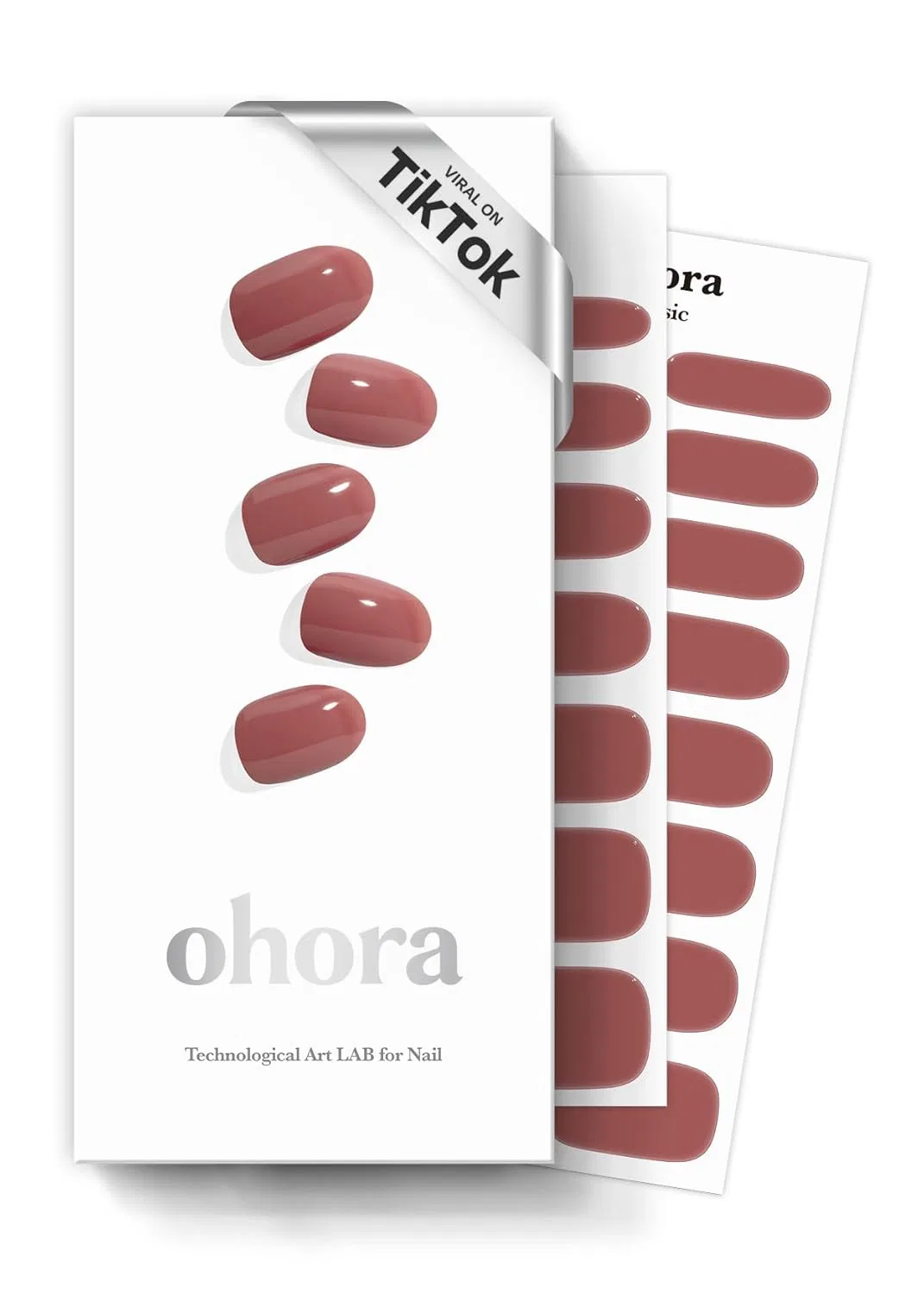 Гелевые полоски для ногтей «N Cream Rose» от ohora Ohora