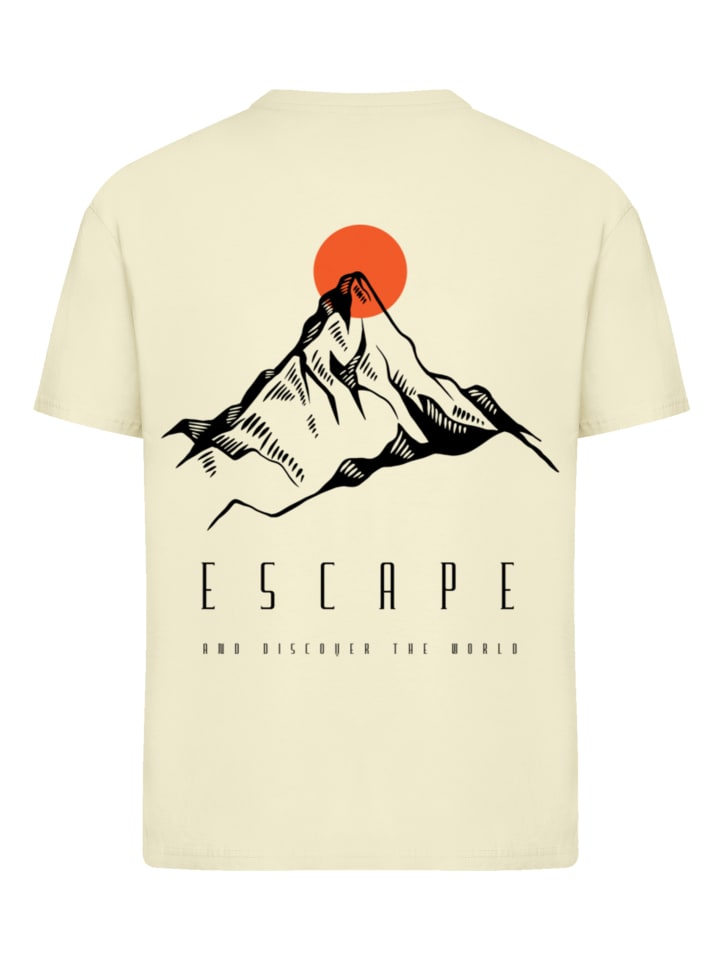 

Женская повседневная футболка Escape Discover the World Mountain нежно-желтого цвета F4NT4STIC, Желтый, Женская повседневная футболка Escape Discover the World Mountain нежно-желтого цвета F4NT4STIC