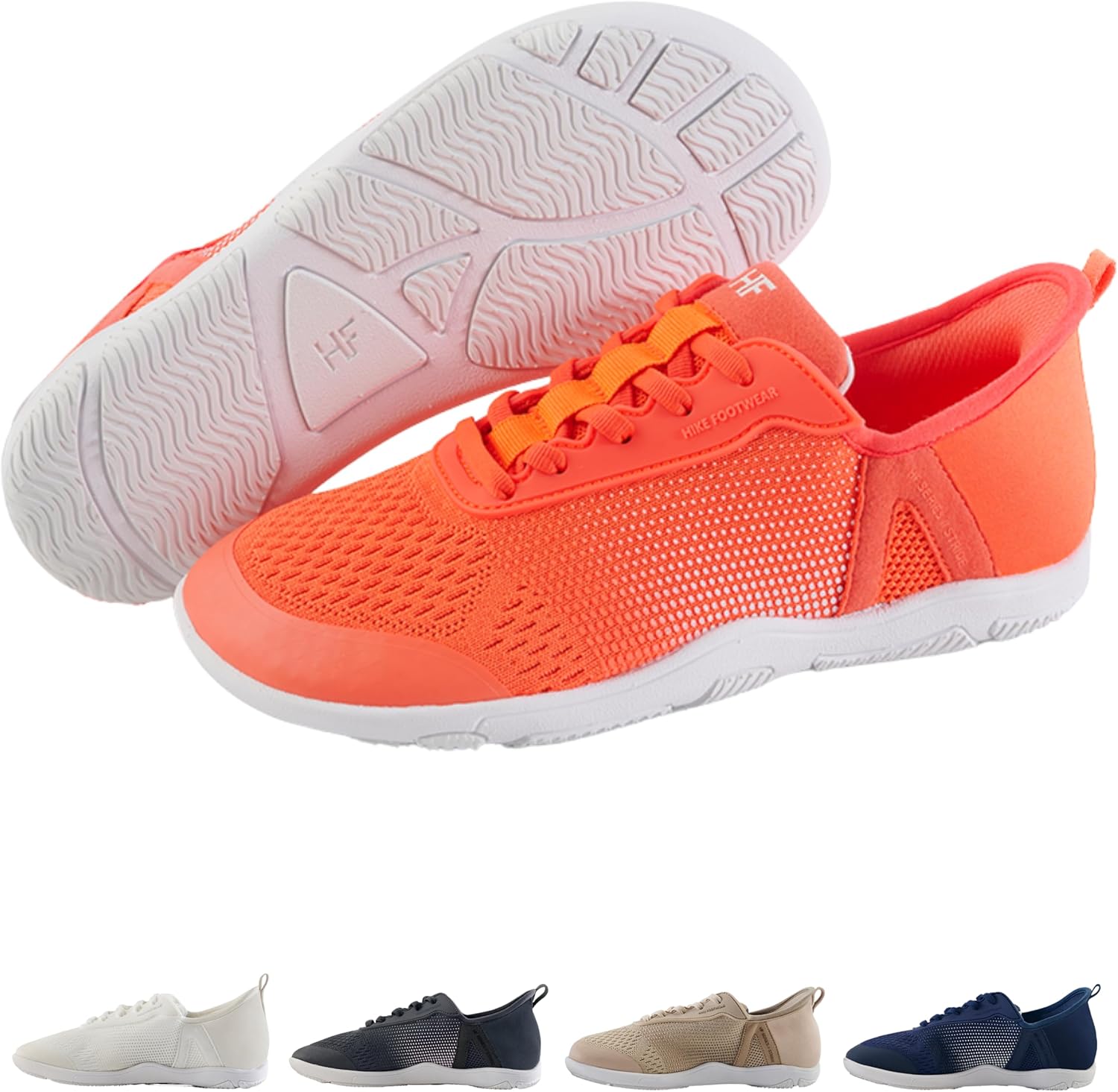 

Обувь для пеших походов Hike Footwear HF Stride - эргономичные кроссовки для ходьбы, удобные для женщин и мужчин, с тонкой подошвой, сверхлегкие, идеально подходят для повседневной носки, унисекс, оранжевый