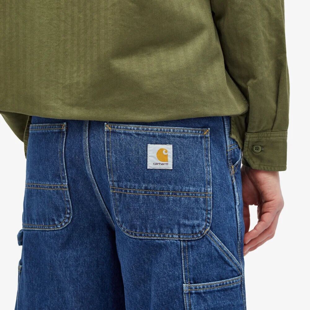 

Carhartt WIP Джинсовые шорты до колена, синий