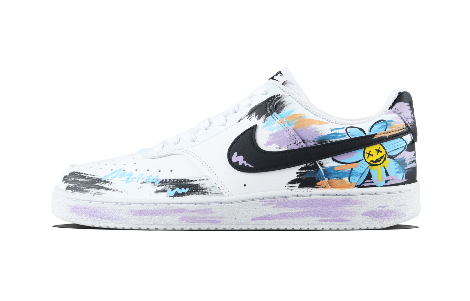 

Nike Court Vision 1 Golden Years Abrasion Resistant Low top Skateboard Shoes Unisex Gray