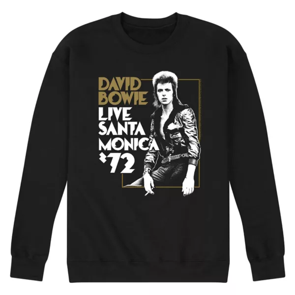 

Мужская флисовая кофта David Bowie Santa Monica Licensed Character, черный