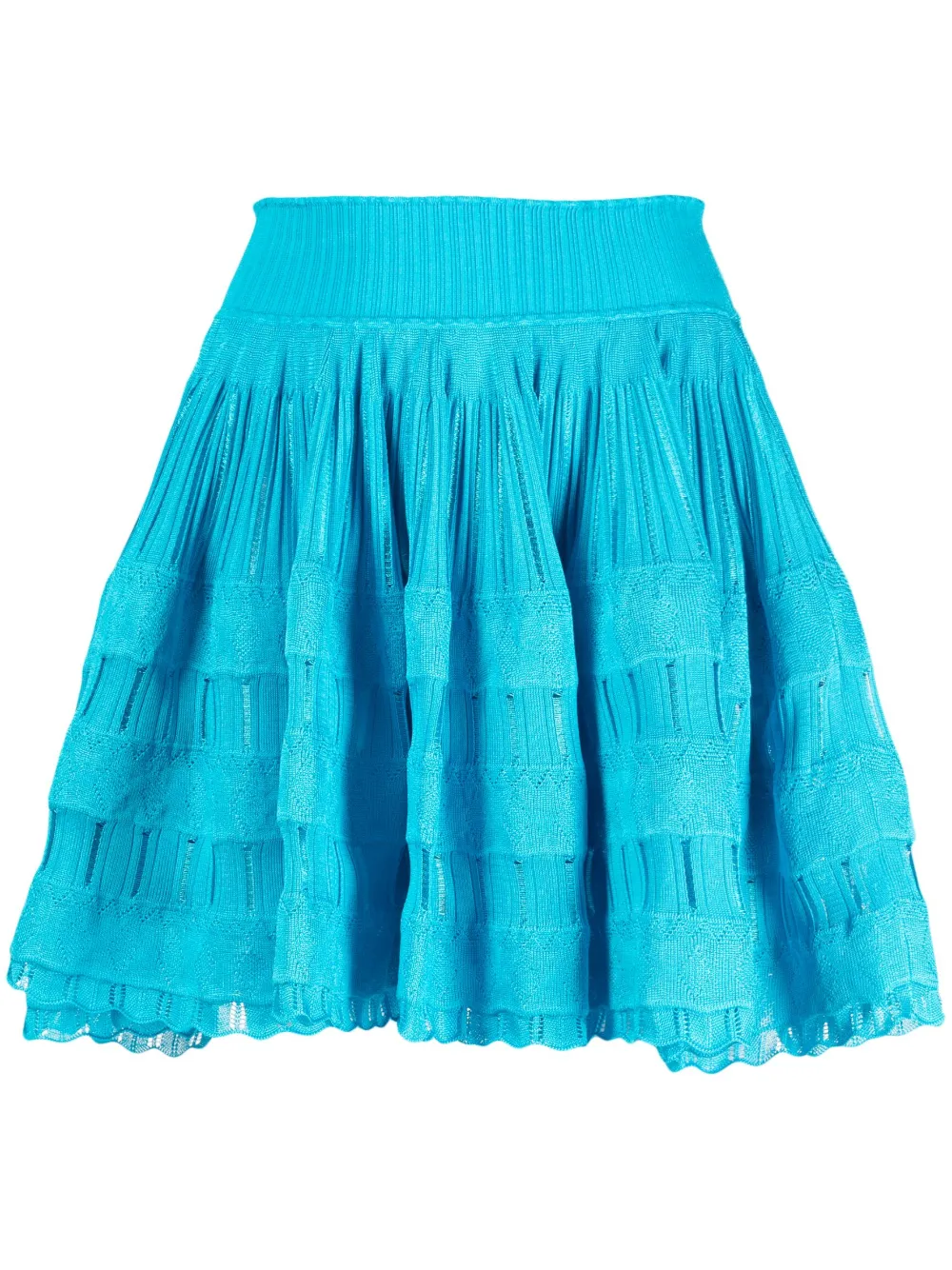 

Юбка с завышенной талией Alaïa, синий