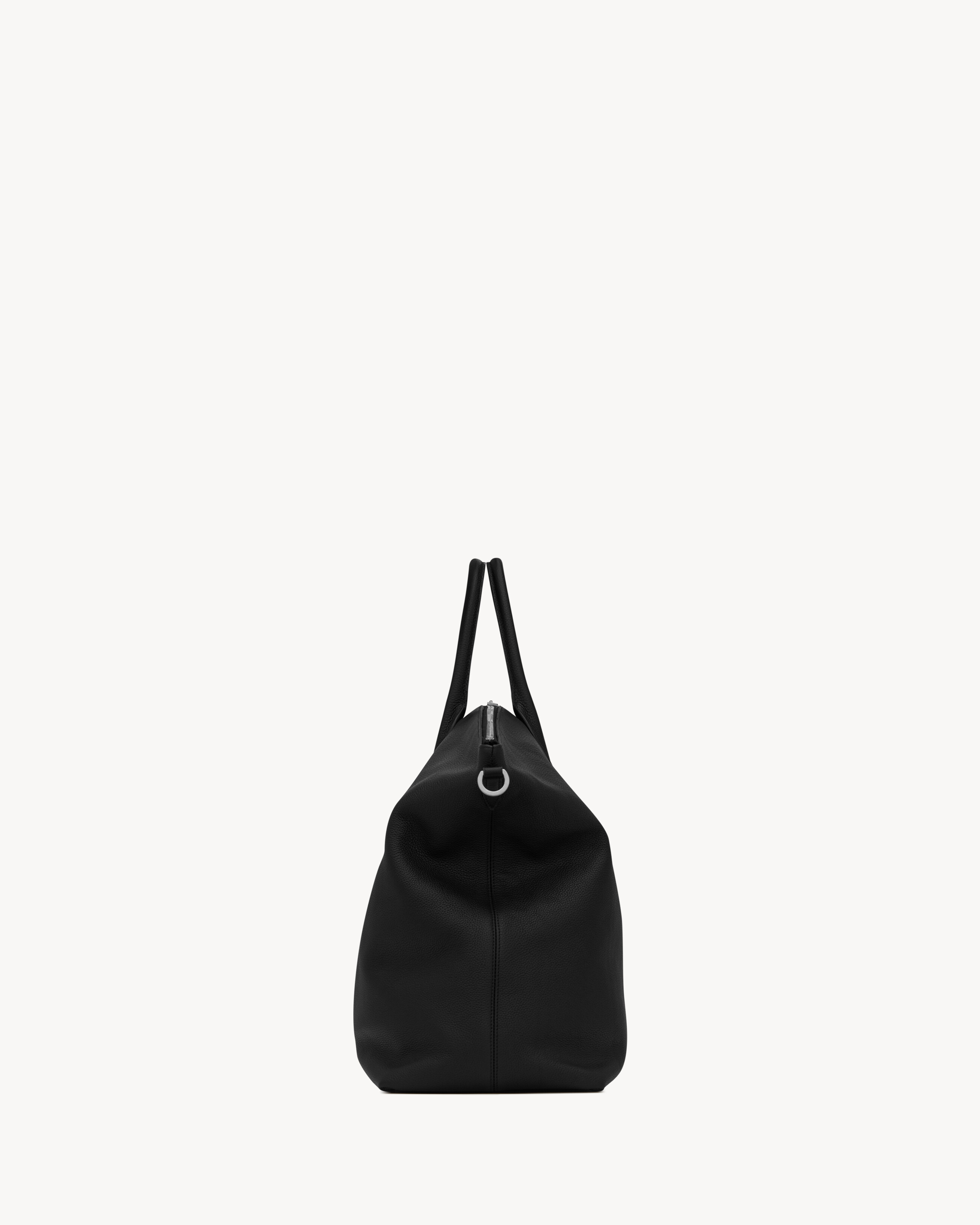 Сумка GIANT BOWLING из мягкой зернистой кожи Saint Laurent, черный — фото 3