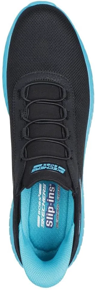 Мужские кроссовки Skechers Squad Chaos - Прочные слипоны для легкой ходьбы без использования рук, черный — фото 4