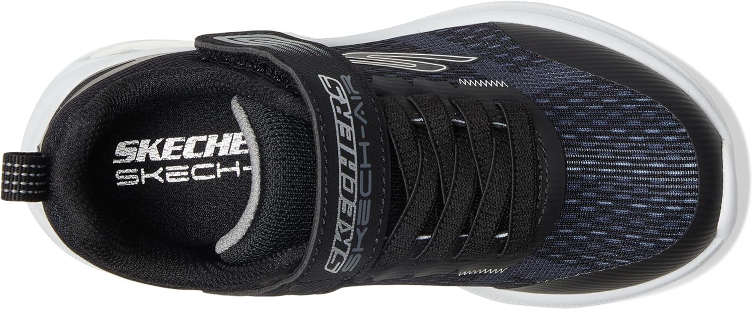 Кроссовки Skechers для мальчиков Microspec Max Advance-Squad-p, черный — фото 2