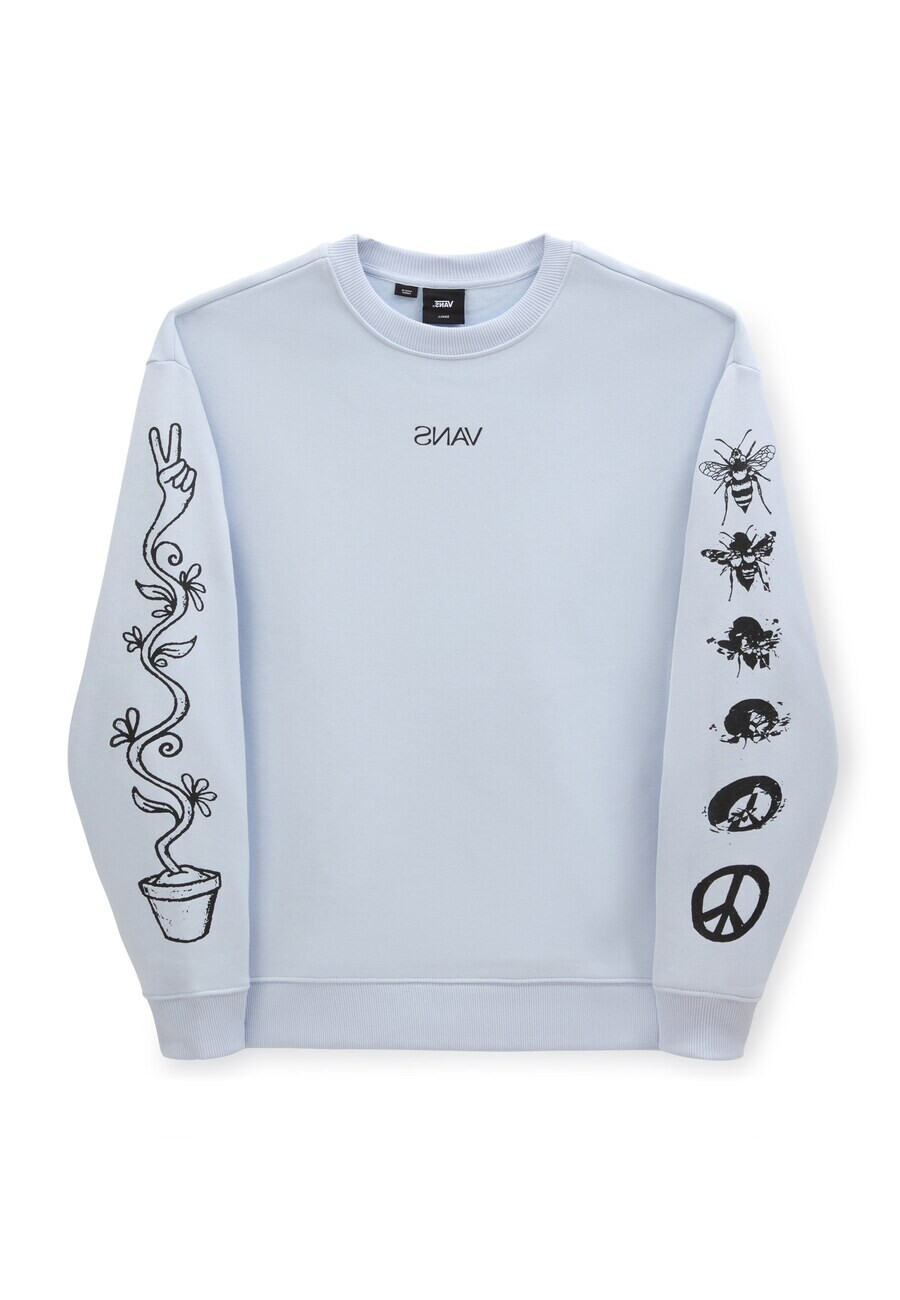 

Толстовка Vans PEACE OS CREW, синий