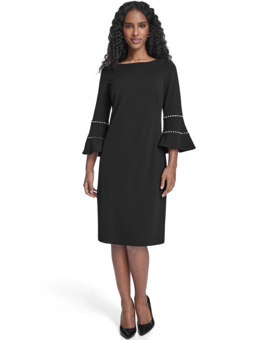 

Женское платье-футляр с вырезом-лодочкой Jessica Howard, Black