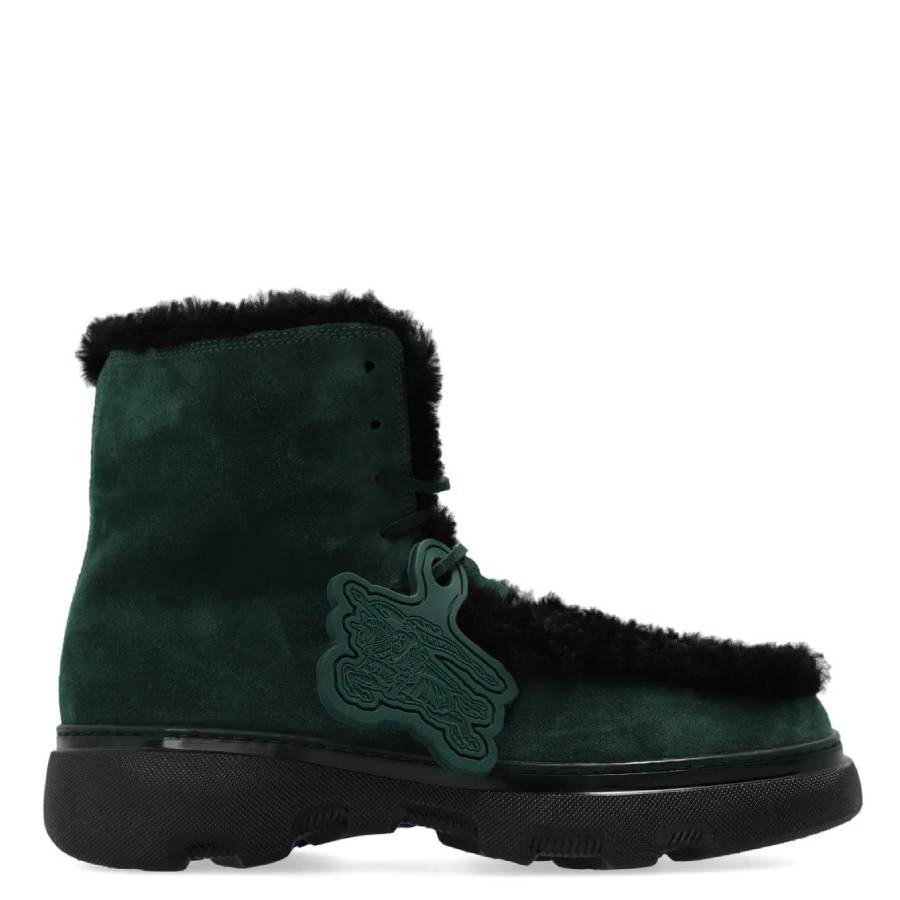 

Ботинки Burberry Creeper Shearling Round Toe Lace-Up, размер бренда 41 (американский размер 8), черный