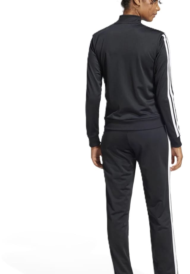 Спортивный костюм с воротником-стойкой Adidas, черный — фото 3