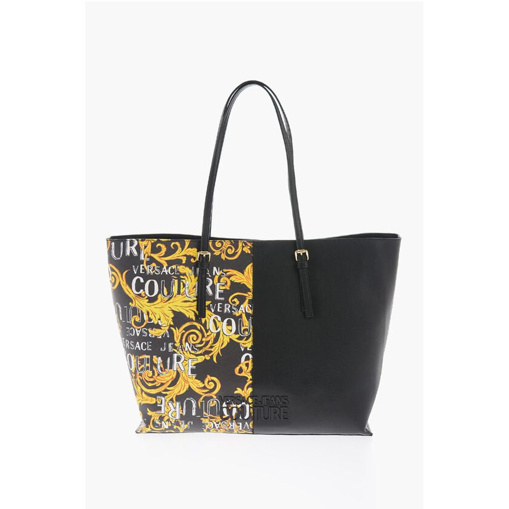 

Сумка-тоут ROCK CUT из искусственной кожи с принтом в стиле барокко JEANS COUTURE Versace, Black