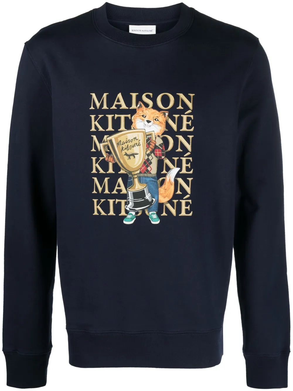 

Толстовка Fox Champion Maison Kitsuné, синий