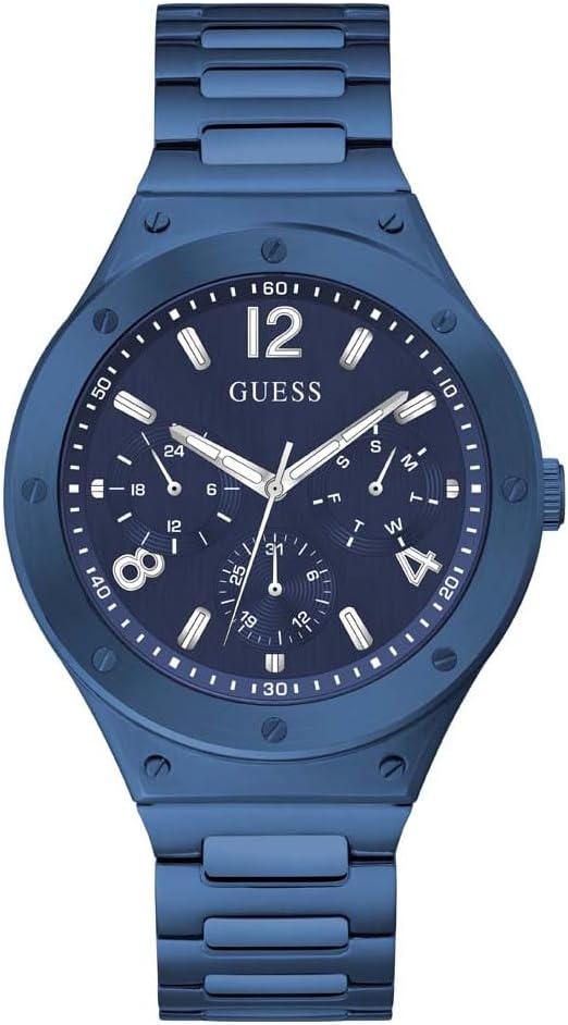 

GUESS мужские многофункциональные часы 44 мм, Blue/Blue/Blue