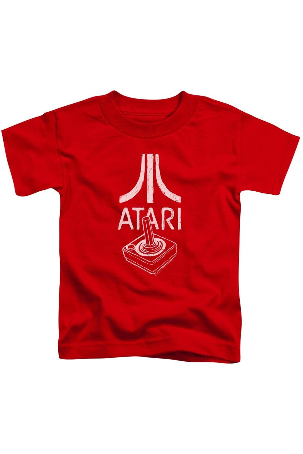 

Футболка с коротким рукавом для детей с логотипом джойстика Atari Gildan, красный