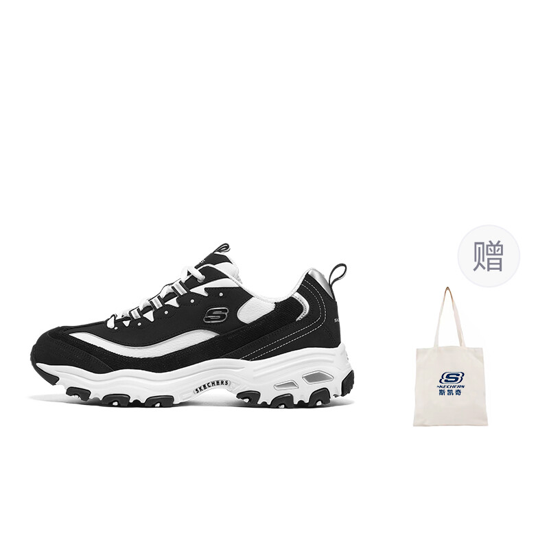 

Кроссовки Skechers D"Lites 1.0 Chunky Sneakers Men Low-top, черный