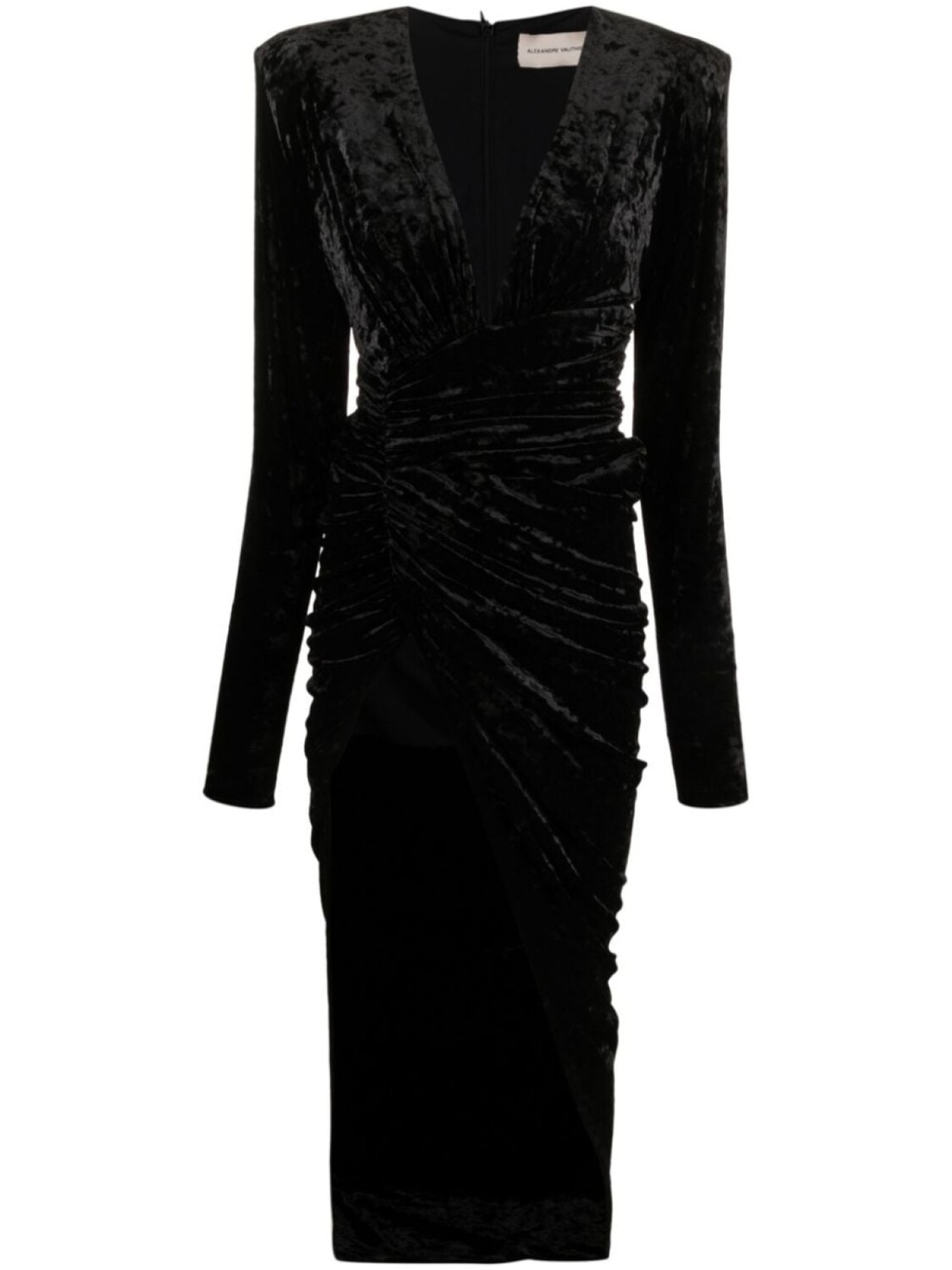 

Alexandre Vauthier платье асимметричного кроя, черный