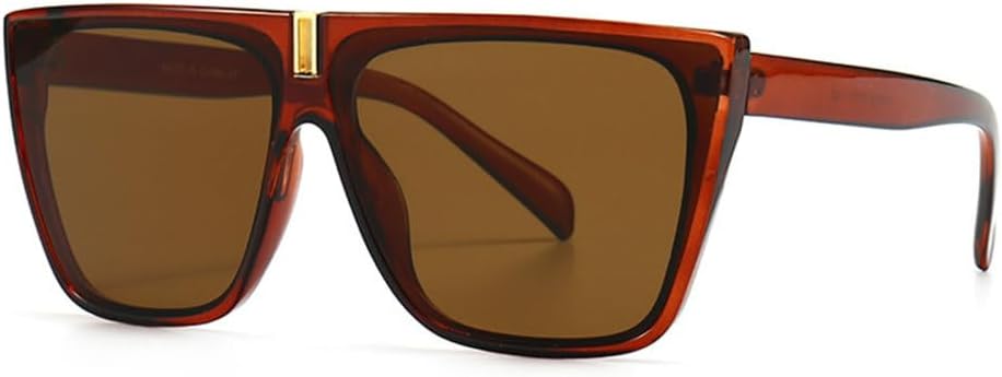 

MUTYNE Модные винтажные квадратные черные солнцезащитные очки для женщин, роскошные большие солнцезащитные очки для мужчин, модные очки для вождения с защитой от УФ-излучения UV400, C2