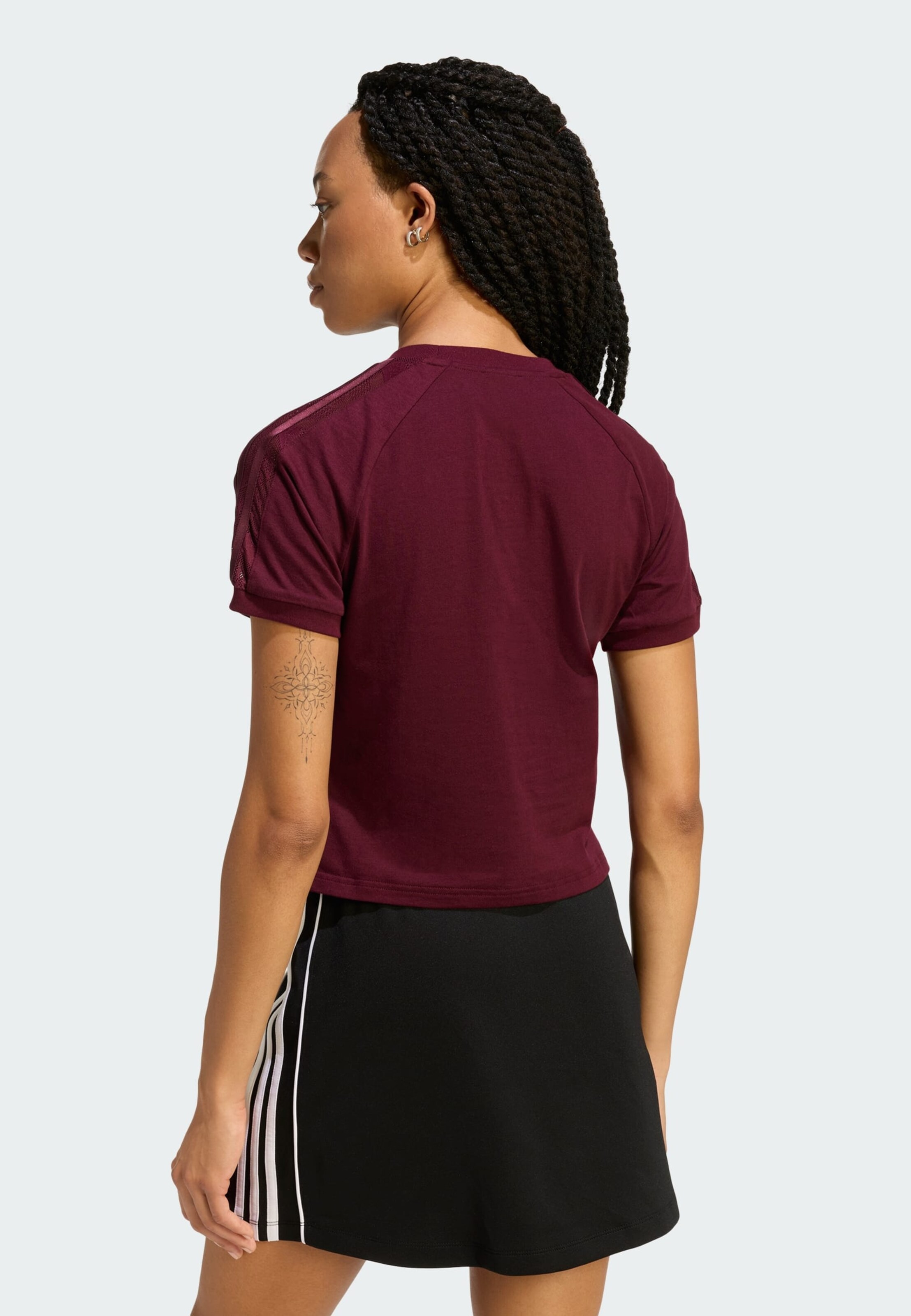 Adidas Originals Футболка 'Cali' в цвете Wine Red — фото 3