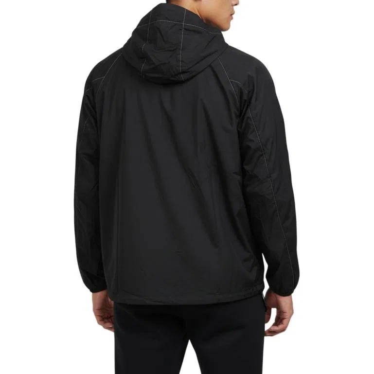 Куртка-бомбер Adidas Fos Hooded Black — фото 3