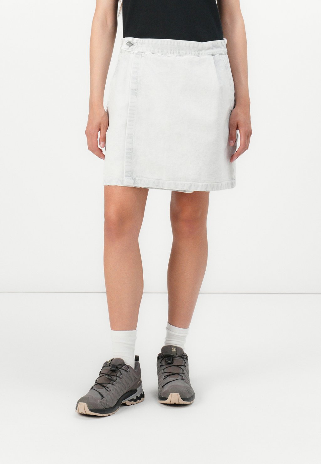 

Мини-юбка EMERY SKIRT DEARBORN Carhartt WIP, серый