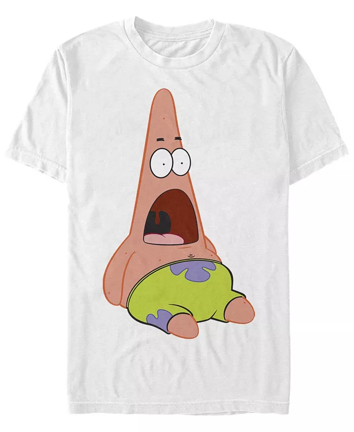 

Мужская футболка с коротким рукавом Surprised Patrick Fifth Sun, белый