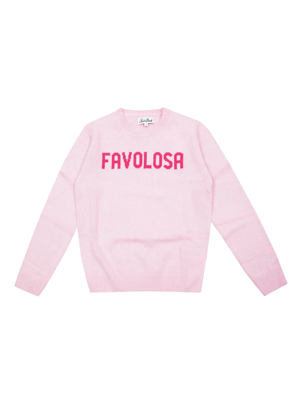 

Свитер Favolosa с круглым вырезом Mc2 Saint Barth Kids, розовый