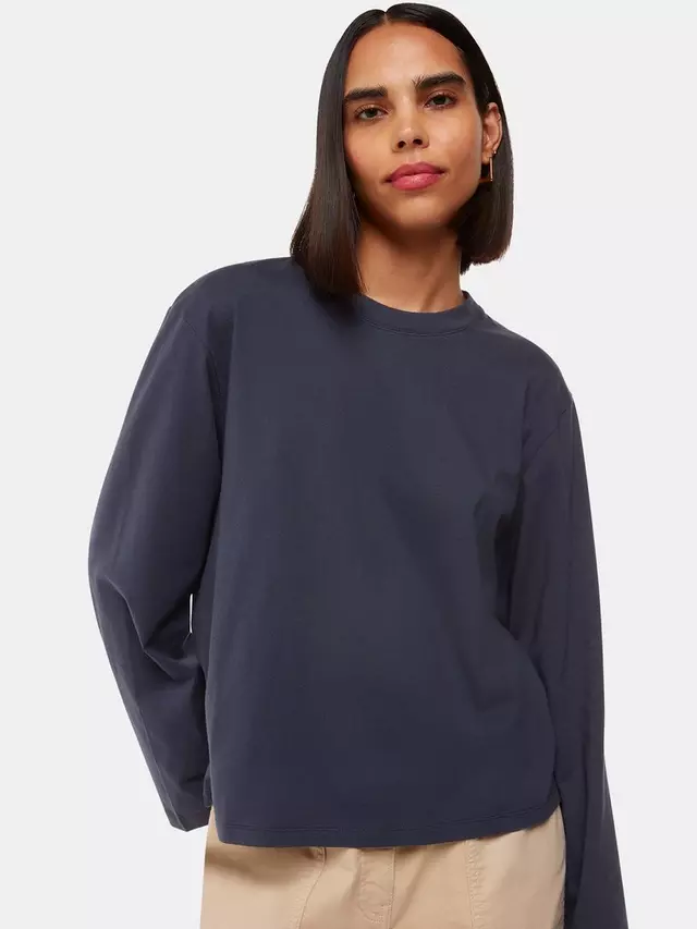 

Топ Whistles Relaxed Long Sleeve, темно-синий