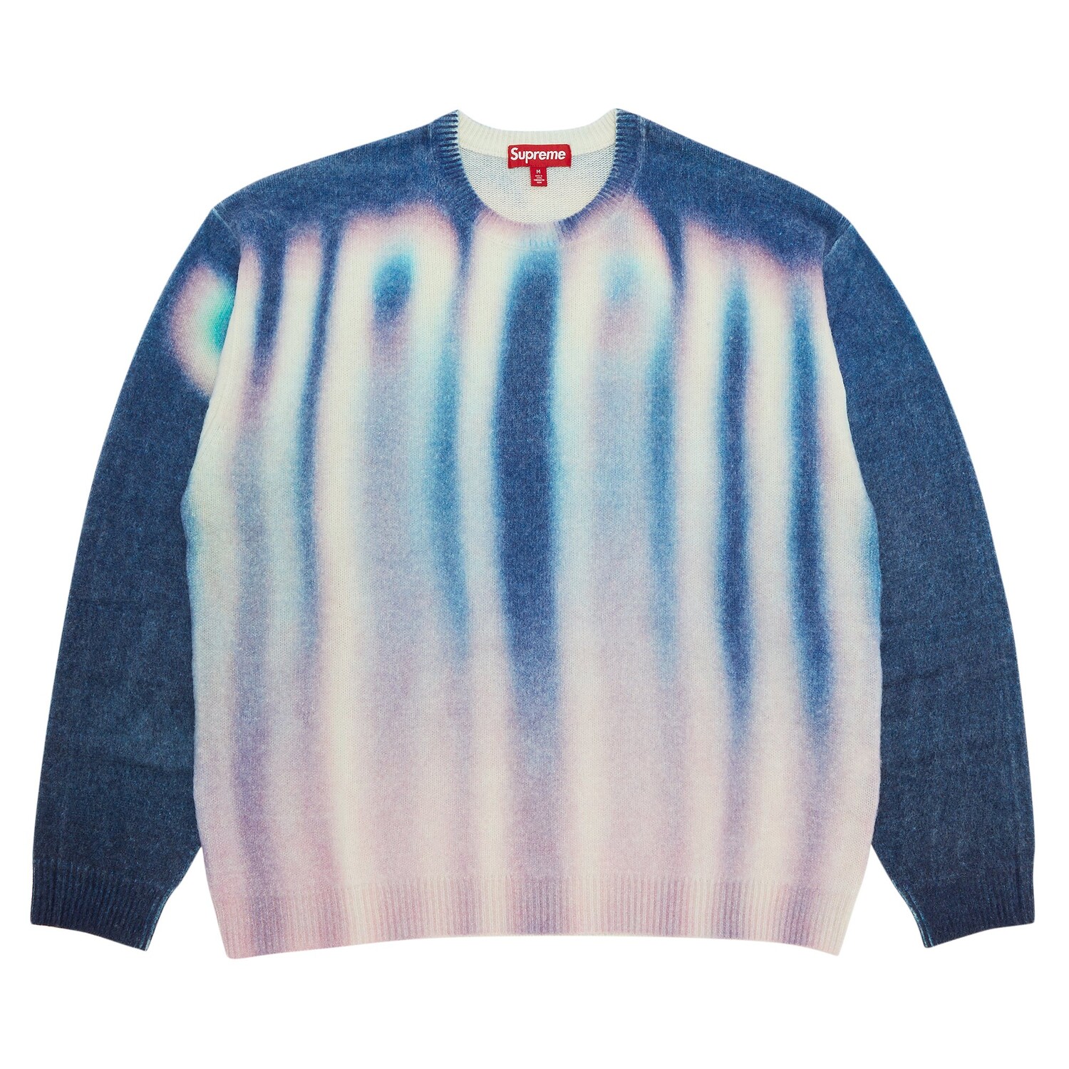 

Свитер Supreme с размытым логотипом, цвет Синий
