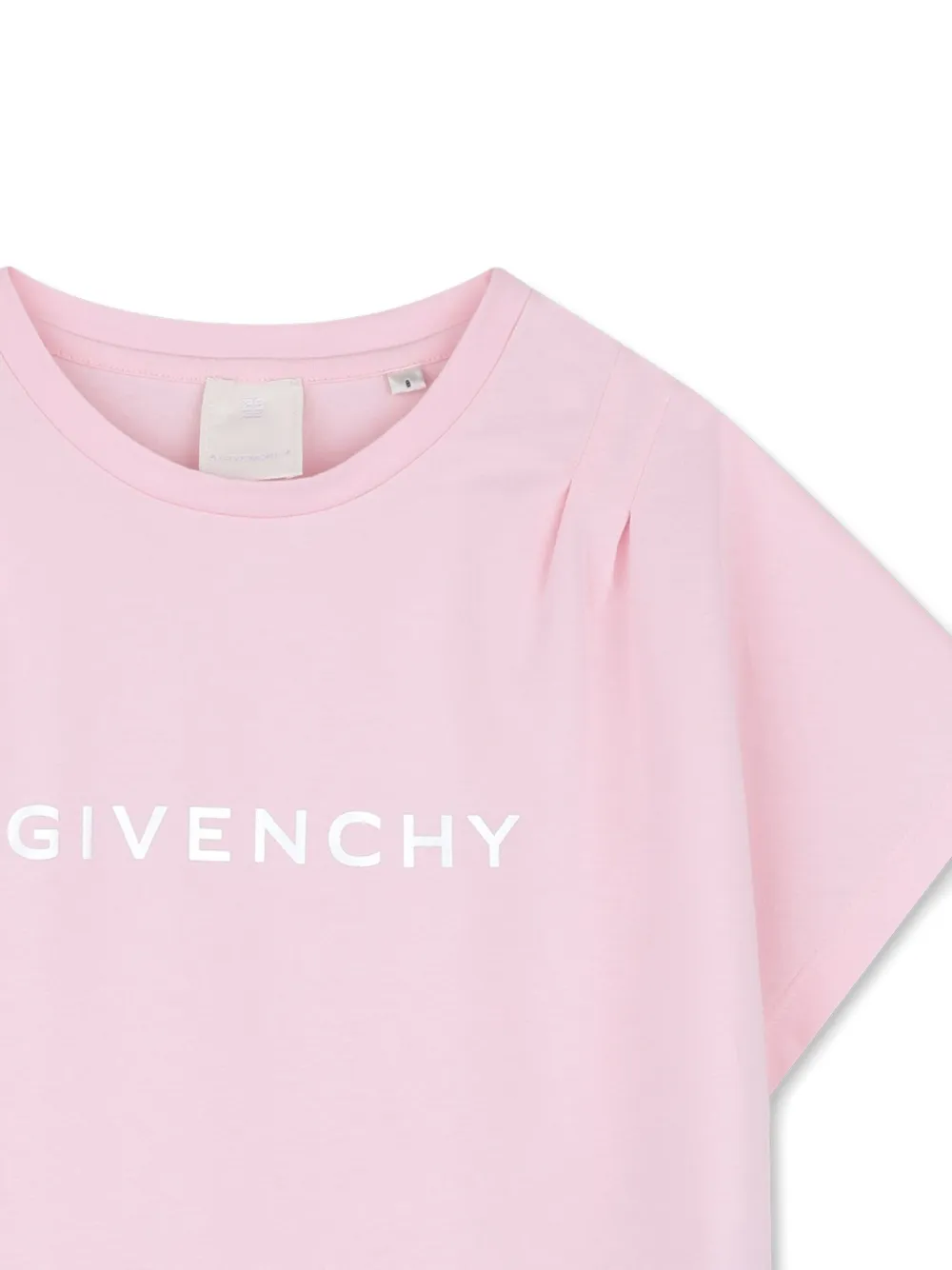 Футболка с короткими рукавами и логотипом Givenchy Kids, розовый — фото 3