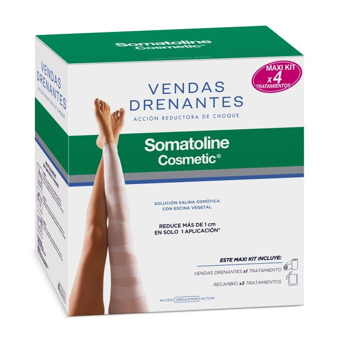 

Набор косметики Kit Vendas Drenantes + Recargas Acción Reductora de Choque Somatoline, Set 4 productos