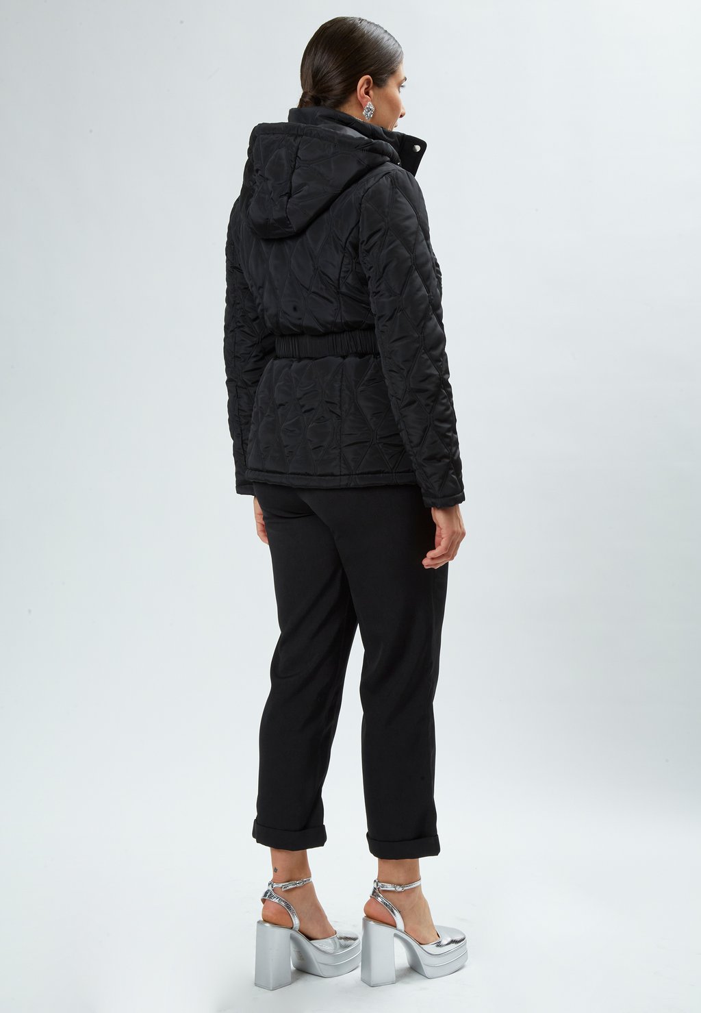 

Зимняя куртка BELTED QUILTED Maison Form'elle, черный