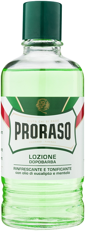 

Зеленый освежающий лосьон после бритья Proraso, 400 мл