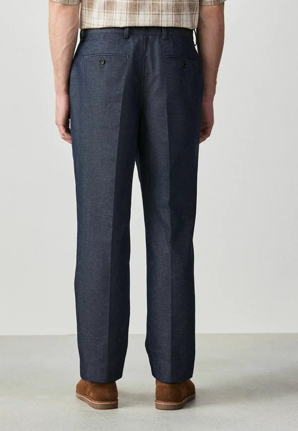 Брюки от костюма стандартного кроя Next, Navy Blue — фото 3