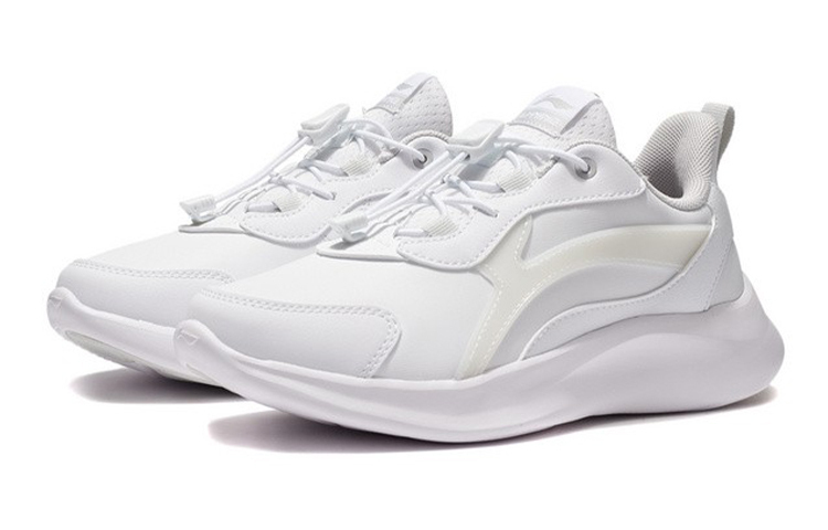 LINING YOUNG Скользоустойчивые износостойкие детские повседневные ботинки Standard White для подростков — фото 4