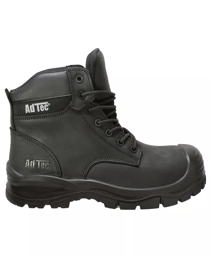 Мужские рабочие ботинки 6" Waterproof Composite Toe коричневые AdTec, черный — фото 2