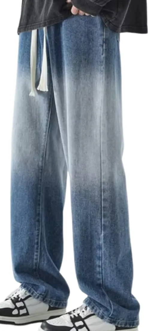 

Женские джинсы Wide Leg High Waisted Stretchy Straight Leg Loose Vintage с карманом Lexamen