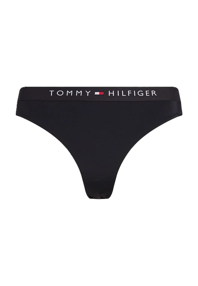 

Оригинальные плавки-бикини с логотипом на поясе Tommy Hilfiger, черный