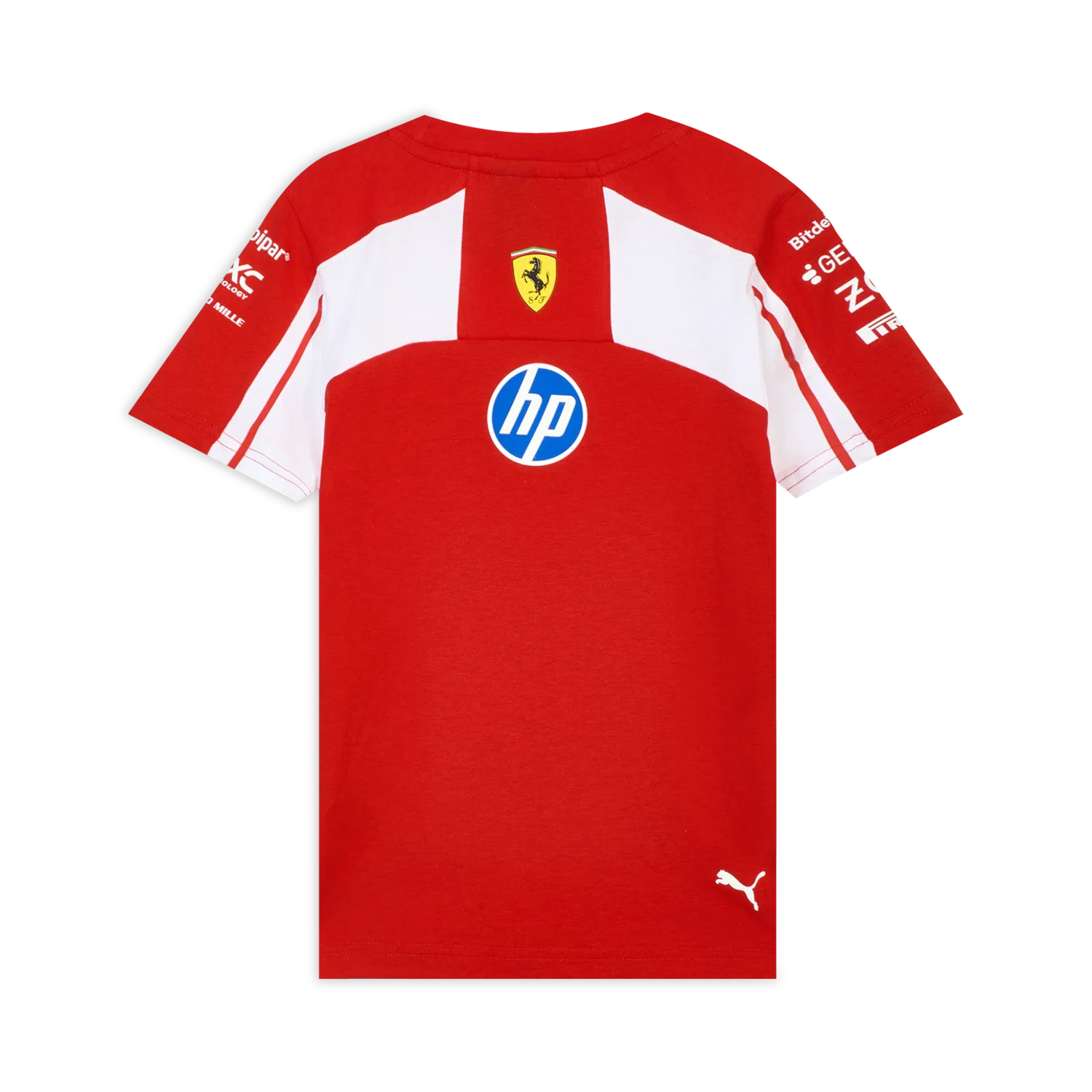 Футболка детская X Ferrari с круглым вырезом PUMA, Red-01 — фото 3