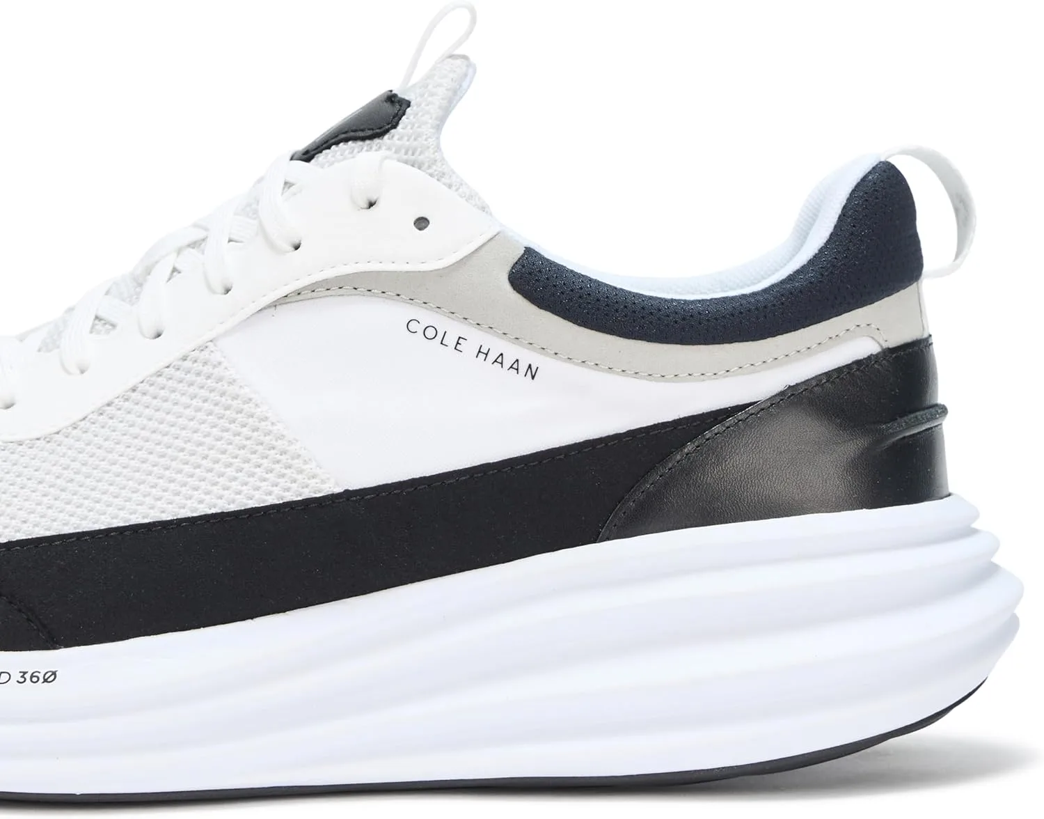 Мужские беговые кроссовки Cole Haan Originalgrand Quadstreak, белый/черный — фото 4