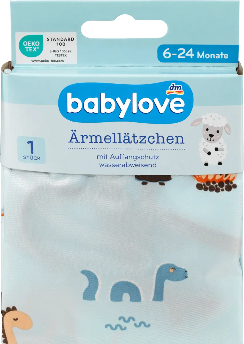 

Нагрудник с рукавами синий 1шт. babylove