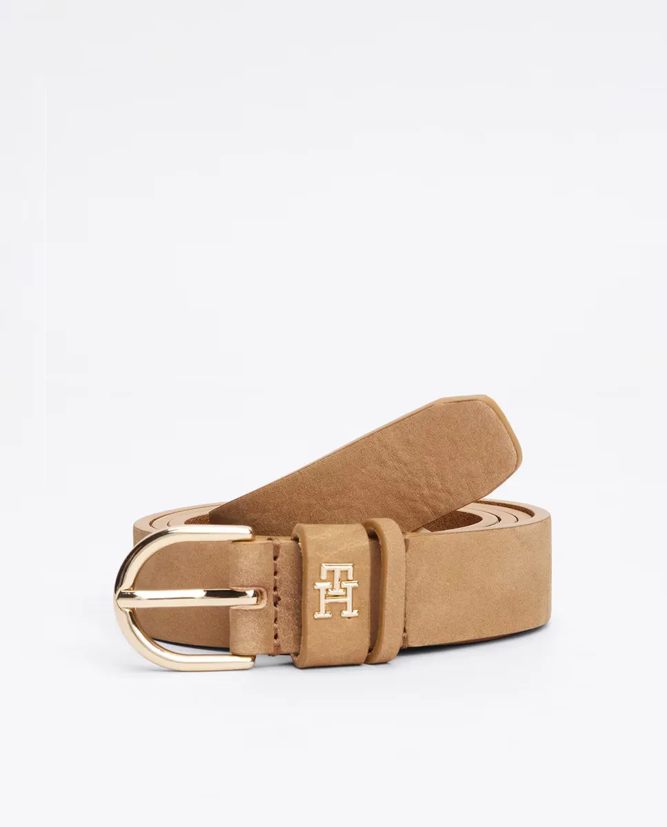 

2.5 ремень из нубука Tommy Hilfiger, бежевый