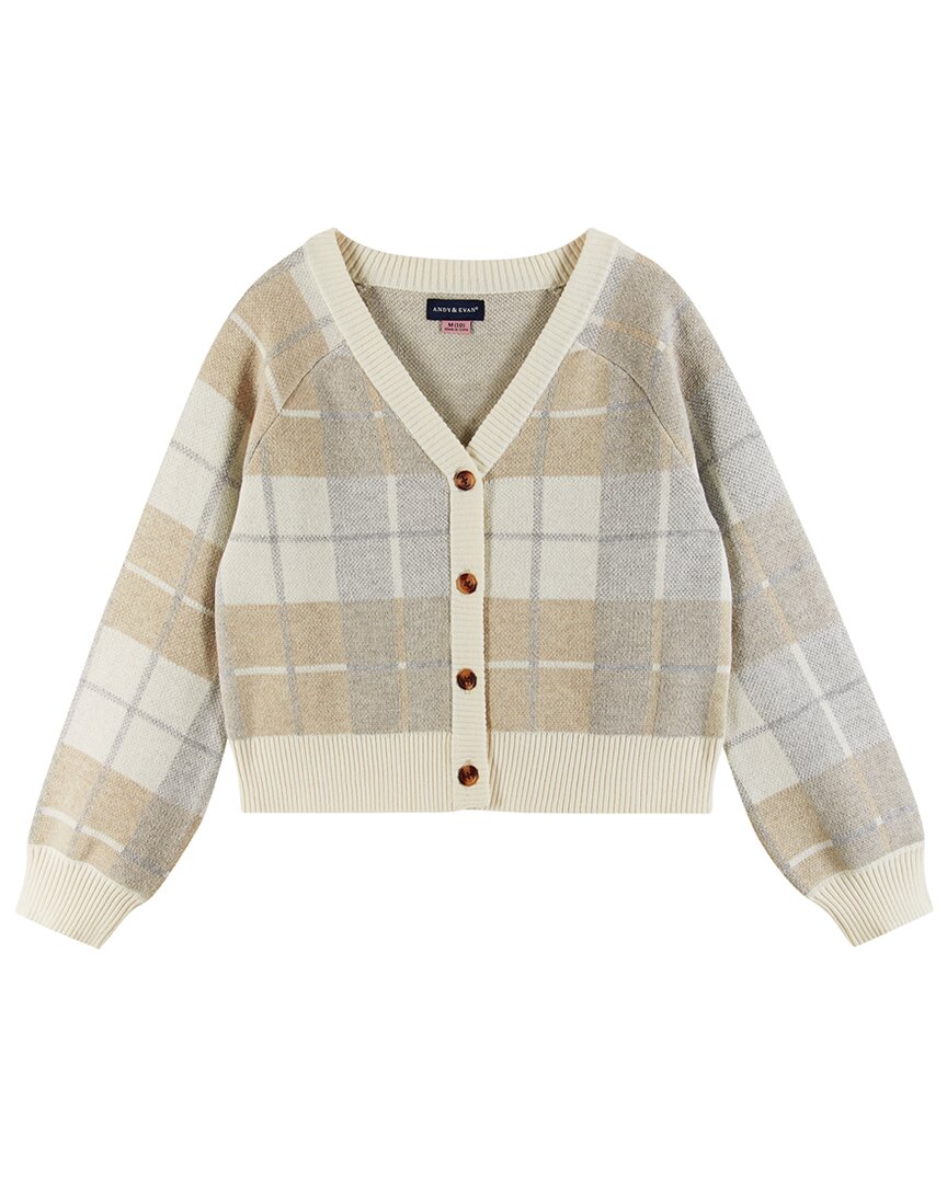 

Кардиган Andy & Evan Ombre Stripe из смесовой шерсти, коричневый