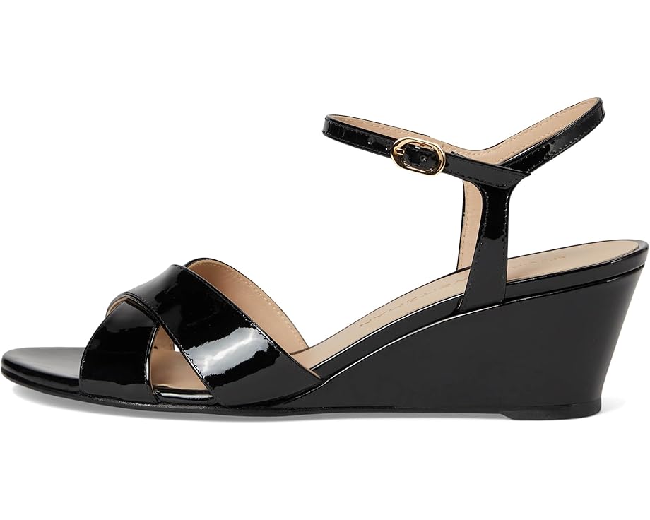 Туфли Stuart Weitzman Dayna Demi Wedge, черный — фото 4