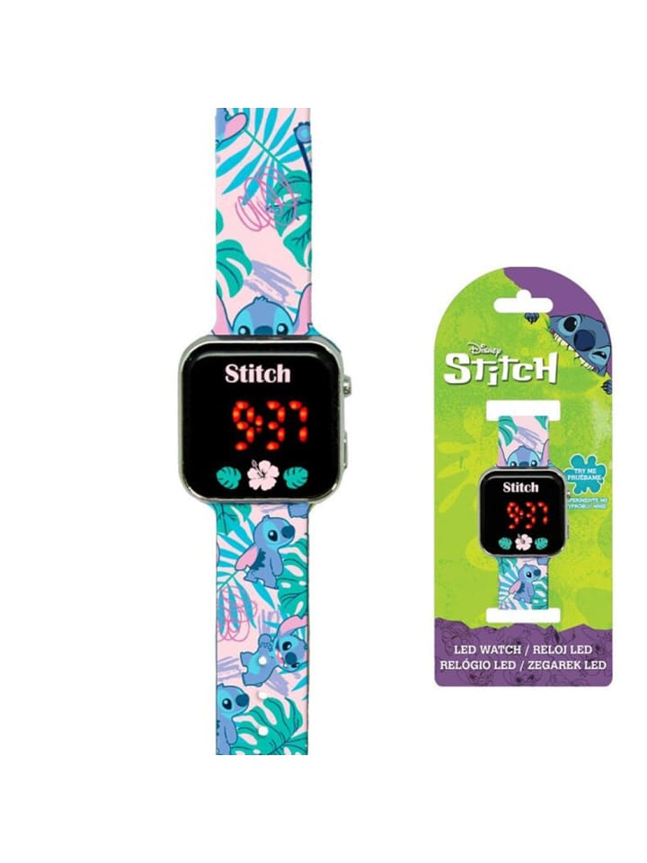 

Цифровые светодиодные часы Leaf Lilo & Stitch