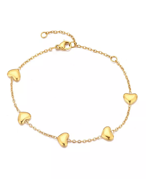 

Позолоченный браслет с сердечником, устойчивый к потускнению Adornia, gold