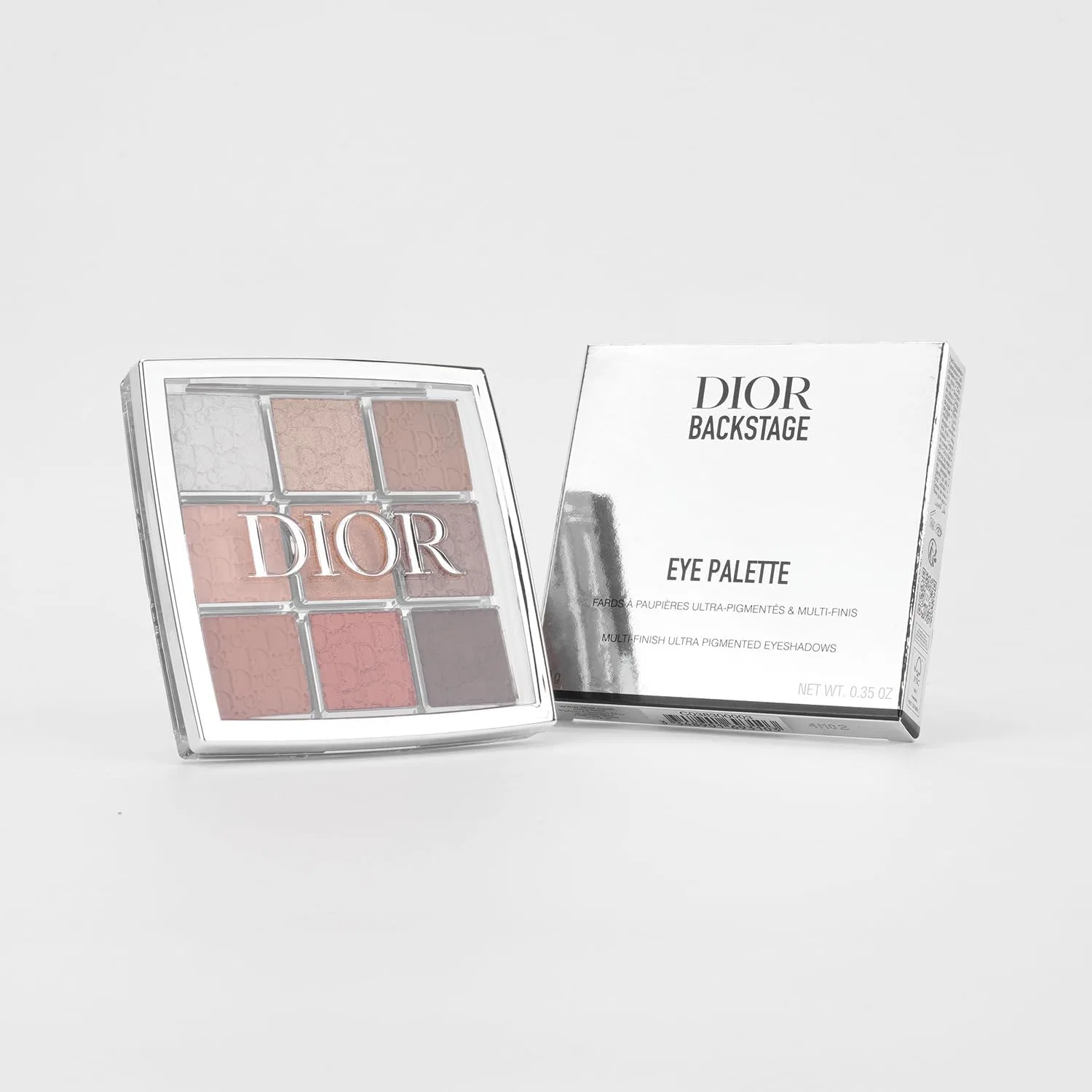 Палетка теней для век с брендом Dior, 9 цветов, оттенок 001 Nude, 10 г — фото 2