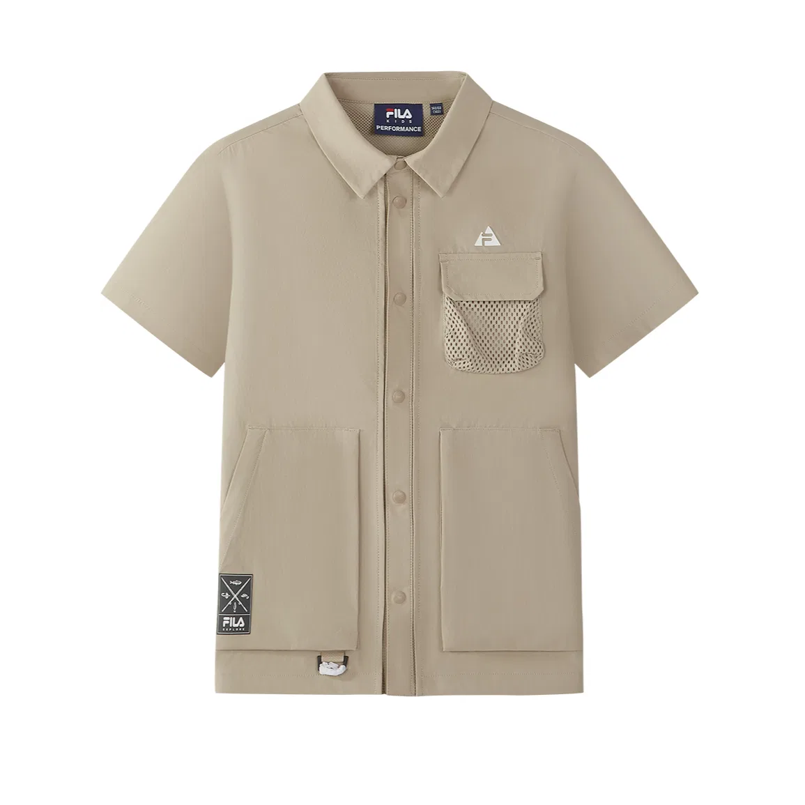 Повседневная рубашка FILA KIDS Performance Cappuccino Khaki